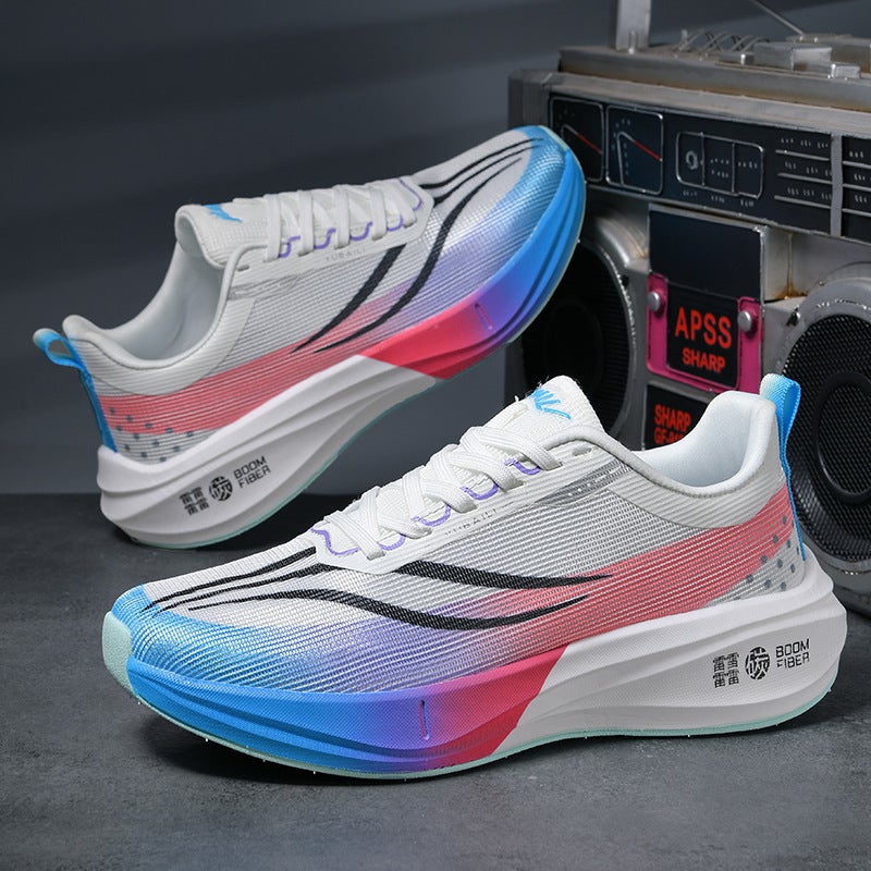 Red Rabbit 7pro Spring and Summer Running Shoes Mens Ultra Light Shock Absorbing Sports Training Special sneaker Running Shoes for Teenagers White purple blue 