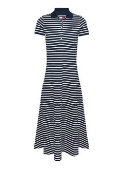 TOMMY JEANS Button Detail Polo Dress  - Image 5