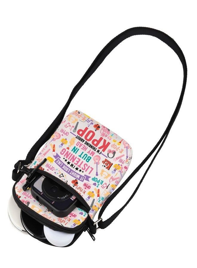 MEIKIUP Korean Music Lover Gift Korean Music Crossbody Bag Korean Fans Shoulder Bag K-Drama Fan Gift (LISTEN CB) - Image 2