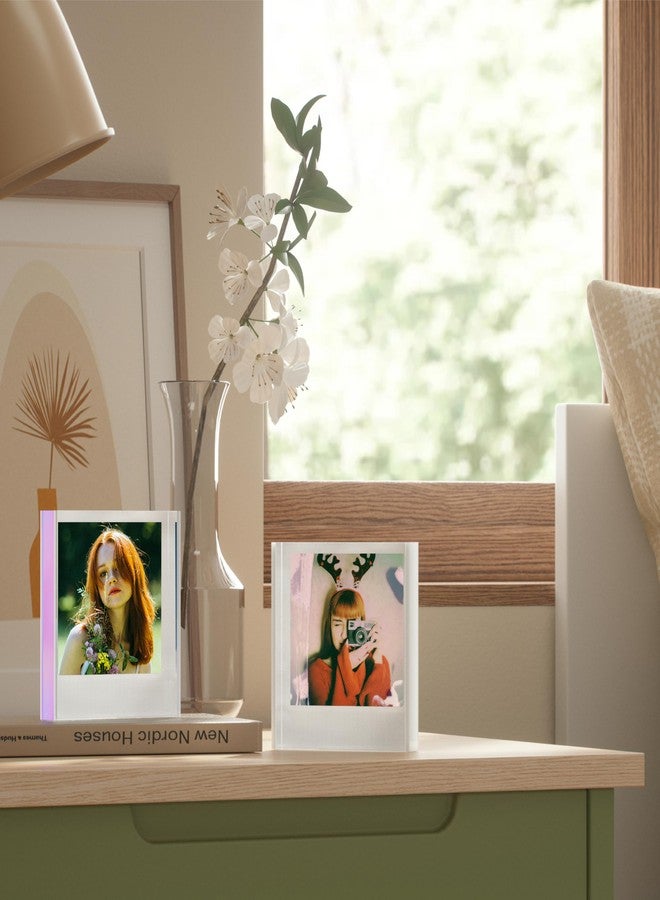 WINKINE Polaroid Frame - Acrylic Picture Frame for Polaroid i-Type/600/SX-70 Film, 4.2'' x 3.5'' Photo Display Instax Film Display for Countertop, Tabletop - Image 5