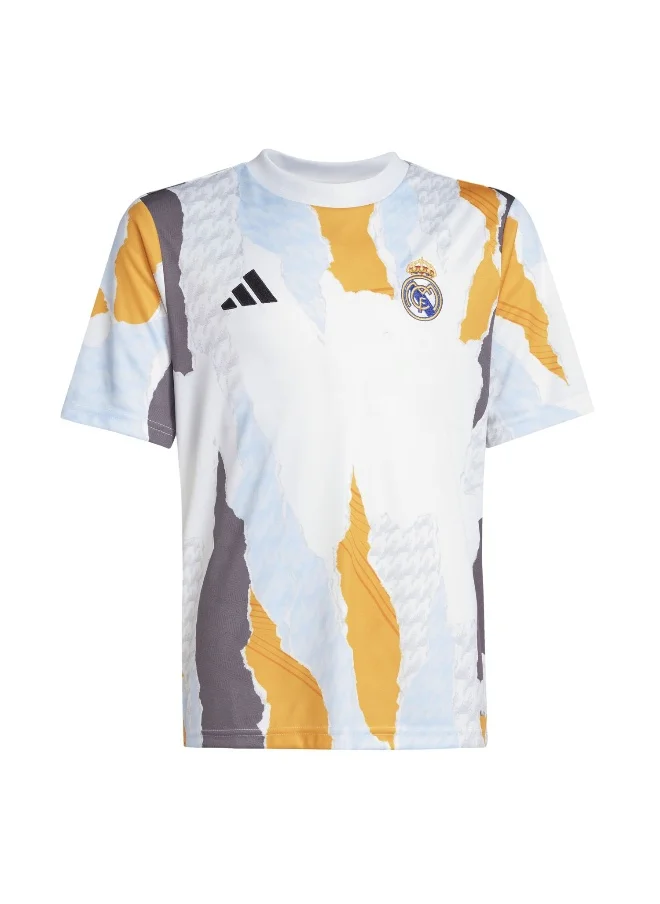 اديداس adidas real madrid 24/25 pre-match kids unisex jersey