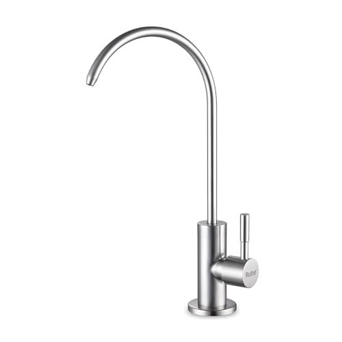 RUHE® 304 Grade RO Drinking Water Faucet| Brass Kitchen Sink Faucet for Water Filtration Systems with Chrome Finish| Table Top Water Tap for Under Sink/Counter Water Purifier Set - Image 5