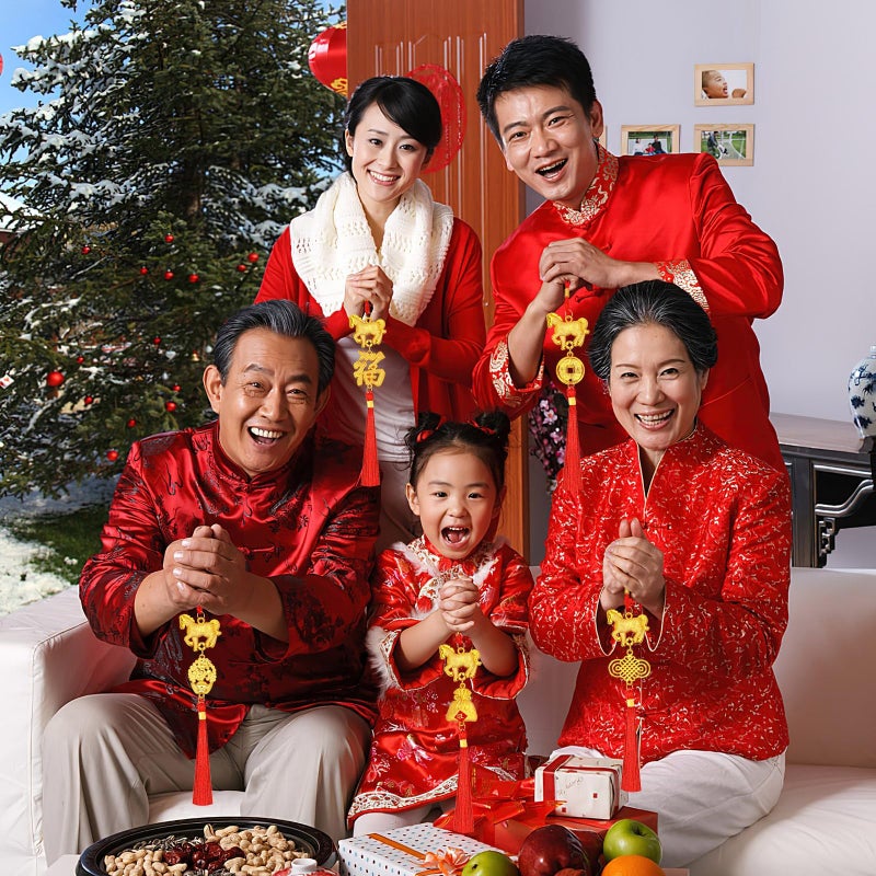 JULMELON 18PCS Chinese New Year Decorations 2026 Year of The Horse Gold Feng Shui Hanging Pendants Chinese Knot Good Lucky Ornaments for Car Spring Festival Lunar New Year Wealth Fortune Success - Image 4