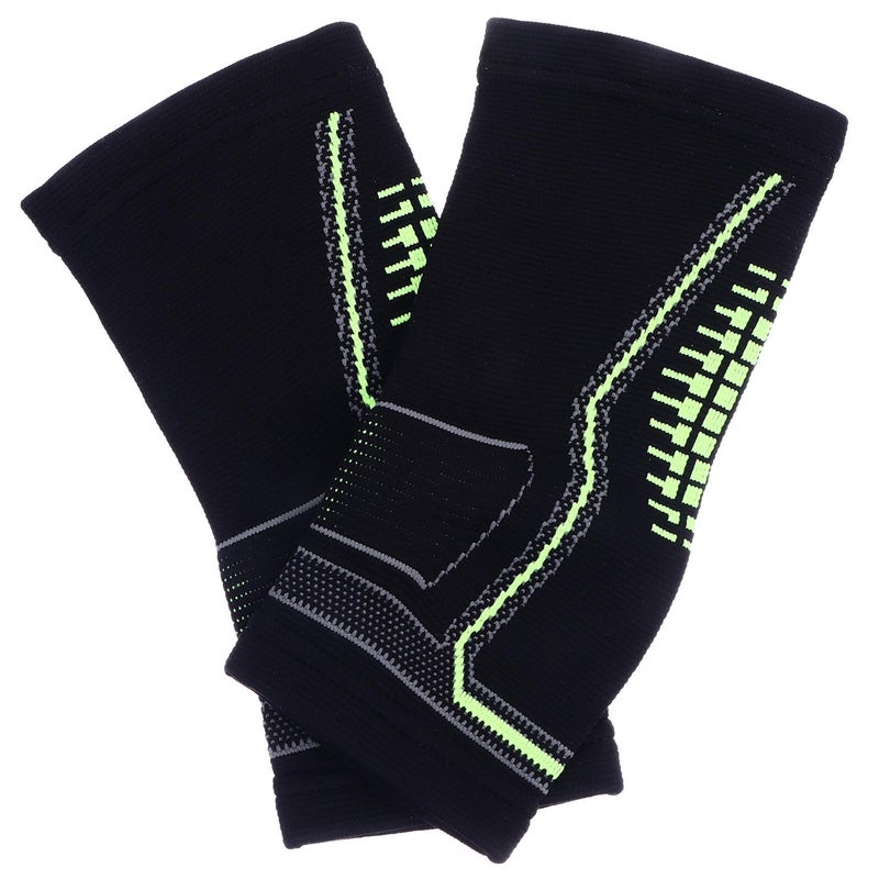 Compression Ankle Brace Pair Green Medium For Men Sports Injury Prevention Anti Sprain - Image 2