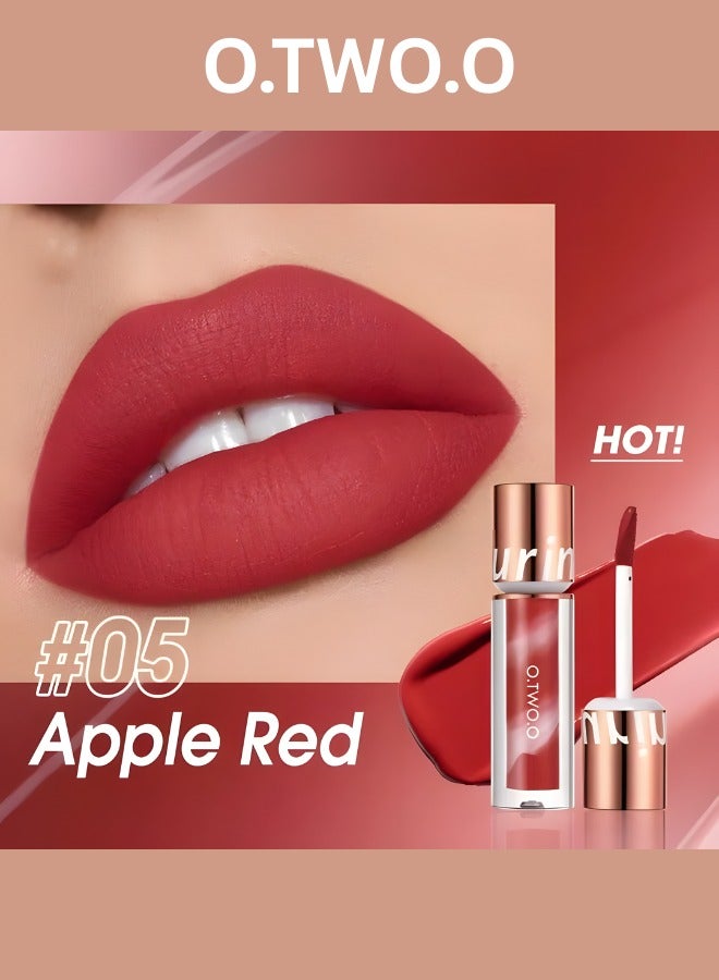 أو.تو.أو او تو او فيلفيت مات ليكويد لولي بوب ليبستيك طويل الامد مقاوم للماء غير قابل للنقل لون شفاه ناعم - Image 1