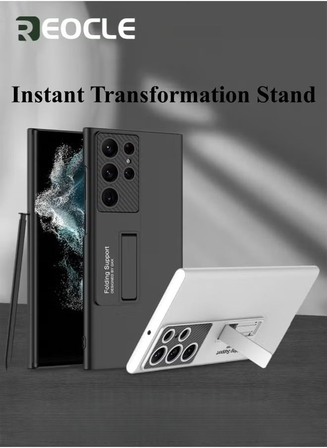 REOCLE Galaxy S22 Ultra Case with Slim Stand Compatible with MagSafe Ultra Thin Magnetic Stand Phone Case for Samsung Galaxy S22 Ultra - Image 2