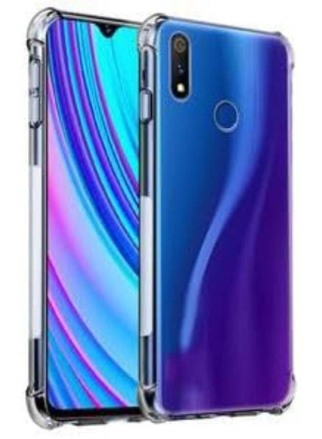 Case Compatible with Realme 3 Pro , Cover Transparent TPU Gorilla Anti-shock Protector Camera, Reinforced Corners for Realme 3 Pro
