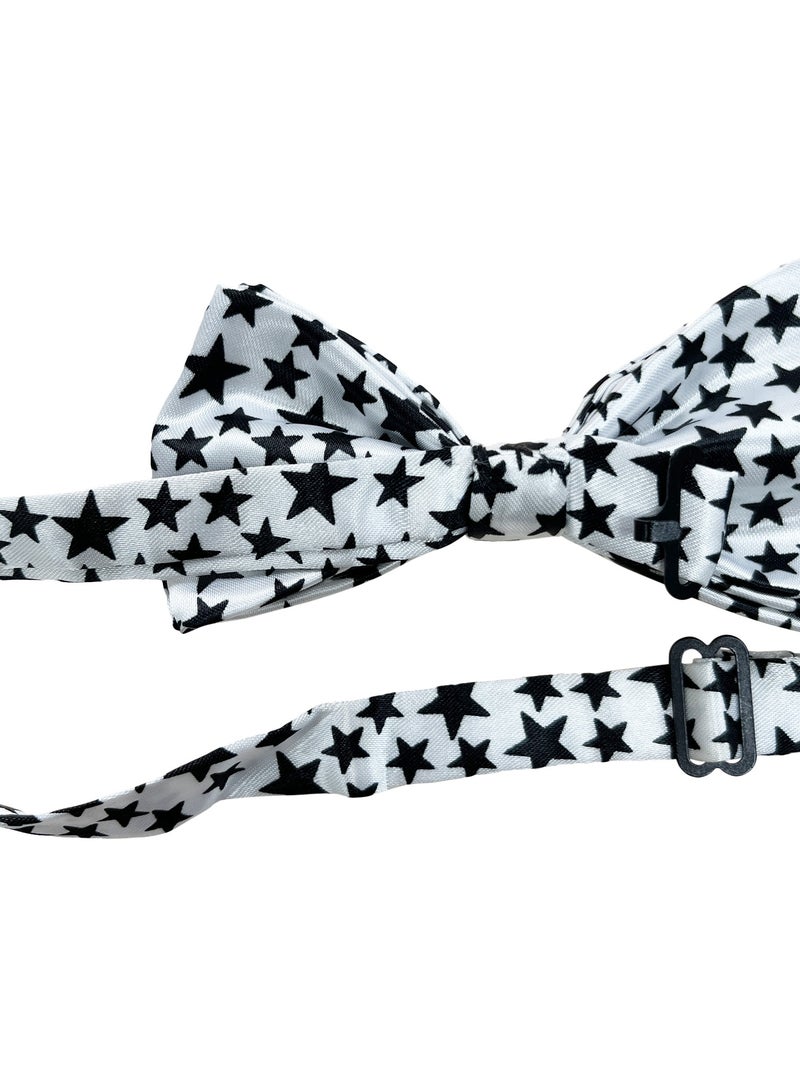 Printed bow tie Colorful black and white bow cartoon adult trendy bow tie show party accessories - Image 5