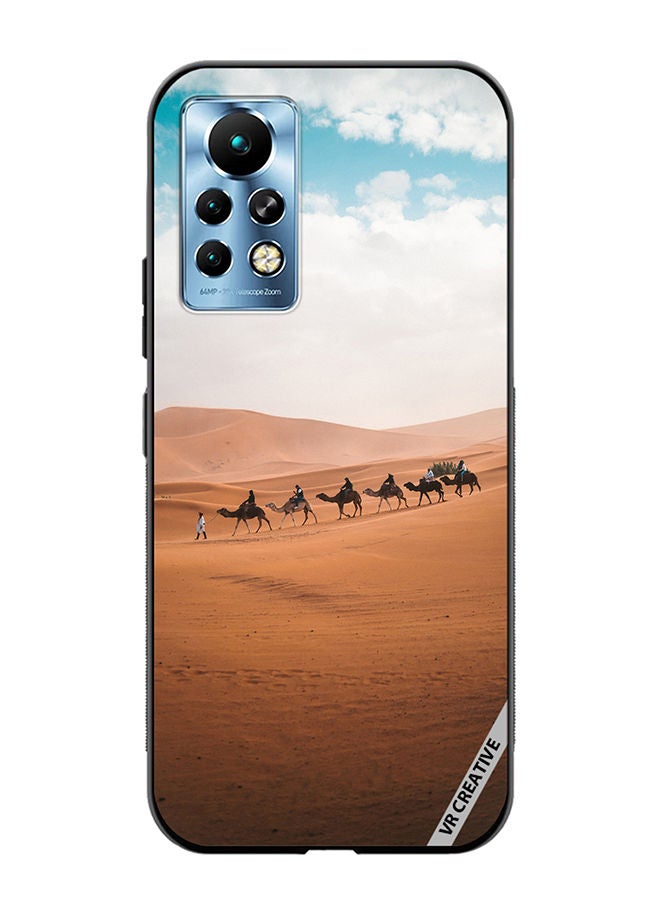 VR CREATIVE Protective Case Cover For Infinix Note 11 Pro Camel In Desert Design Multicolour - Image 1