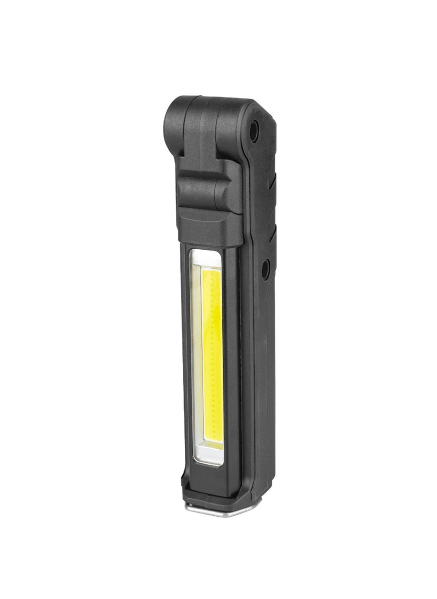 Generic COB LED Work Light USB Rechargeable Folding Portable Black 