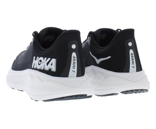 Hoka Men's Arahi 7 Black/White 8 Medium - Image 2