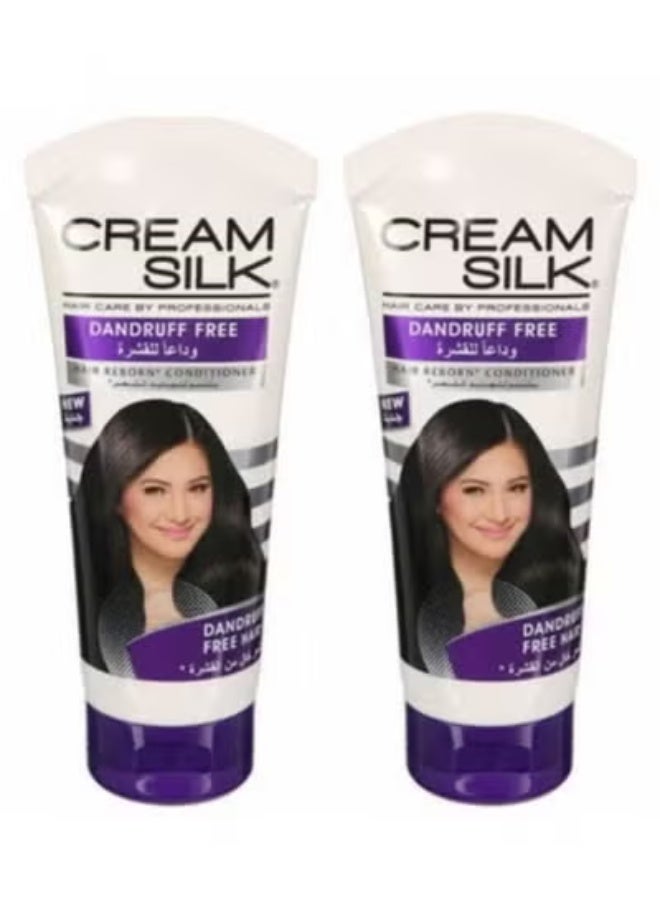Cream Silk 2 PCS OF CREAM SILK Conditioner Dandruff Free 180ml - Image 1