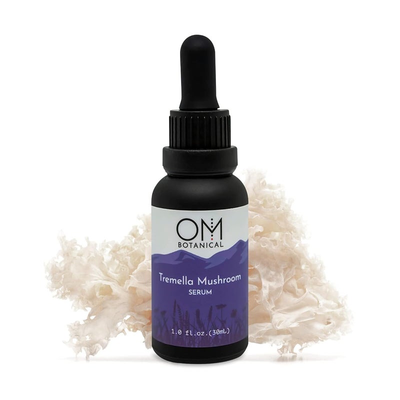 Organic Tremella Mushroom Facial Serum  Twice The Hydration of Hyaluronic Acid Without The Sticky Mess  Ultrahydrating Microbiome Friendly All Natural Organic Vegan Serums for Face