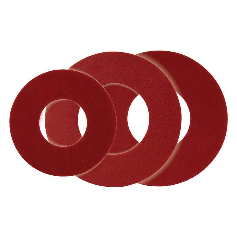 Korky Korky 440BP Dual Flush Seal Kit  Replaces AquaSource American Standard Glacier Bay and Mansfield Seals  Made in USA  Red  3 In - Image 1