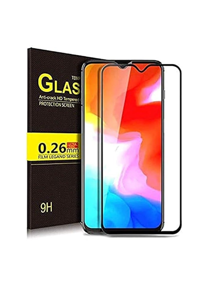 PROMASS Oneplus 6T Tempered Glass Screen Protector One Plus 6T Oneplus6T Full Cover 9H 5D Ultra Thin Protective Film Guard -Black - Image 1
