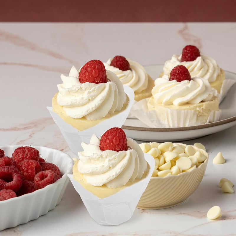 SHOWERORO 100pcs Design Paper Muffin Cups Oil-resistant Baking Liners for Cupcakes and Muffins Home Bakery Use - Image 5