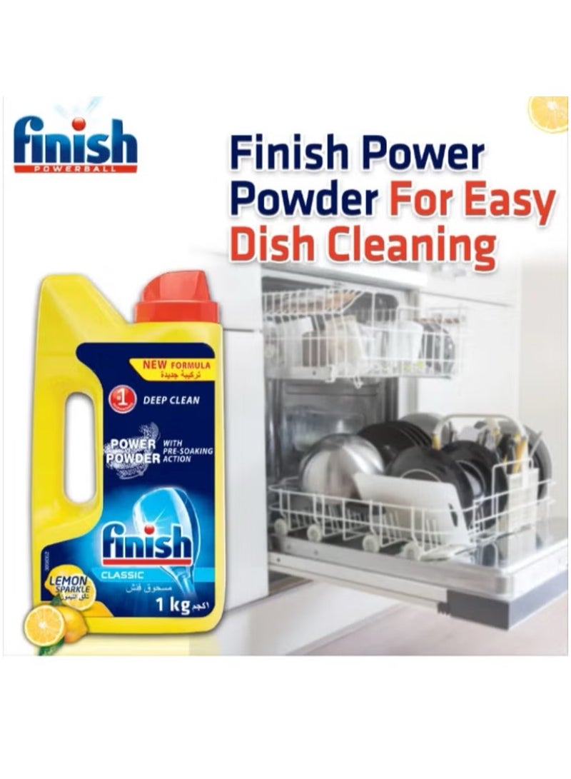 Finish Classic Lemon Dish Washing Powder - Image 2