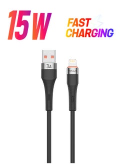 Totulife TURBO Series Cable Lightning 3A 1M - Black  - Image 1