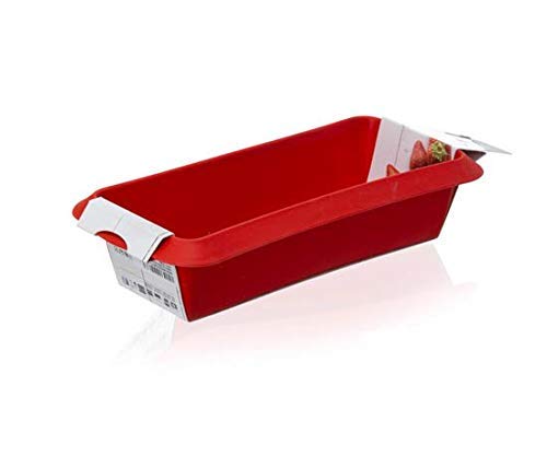 Lekue Baking Bread Loaf Pan/ Plum Cake, 9.5", Red - Image 4