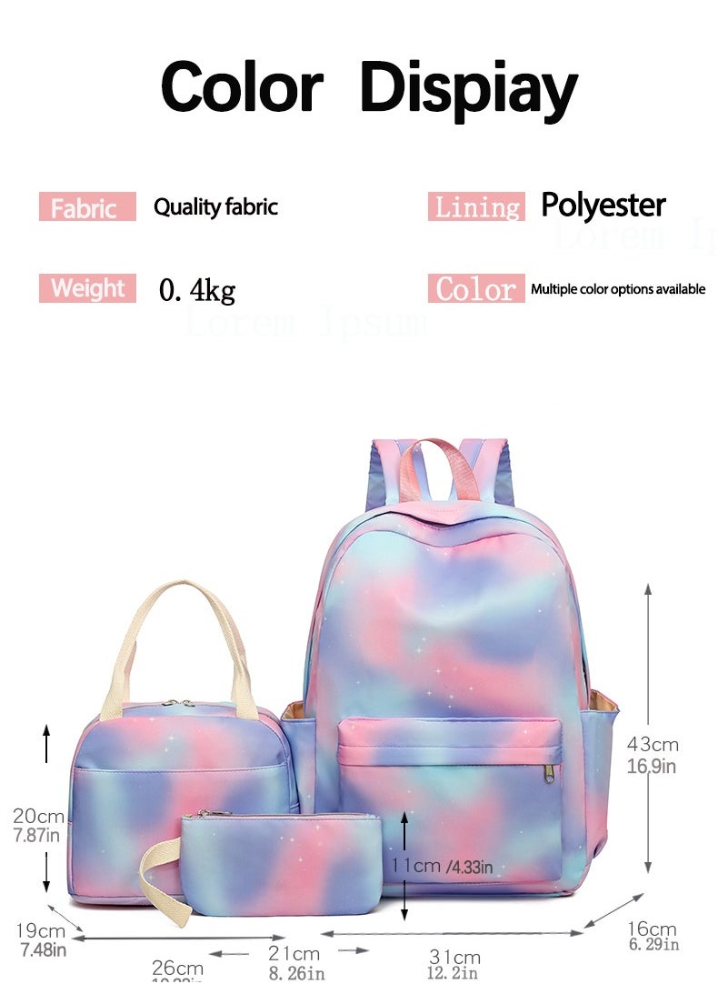 General - Fun cartoons accompanied by three-piece set of fashionable and practical bags (available for students, children, friends on outings, mountain climbing, etc.) - 11 - Image 1