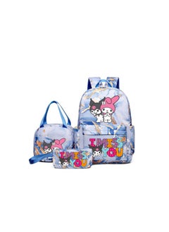 Fun cartoons accompanied by three-piece set of fashionable and practical bags (available for students, children, friends on outings, mountain climbing, etc.) - 11