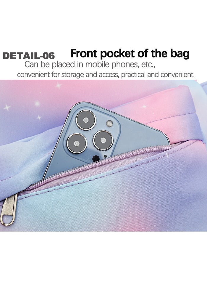 General - Fun cartoons accompanied by three-piece set of fashionable and practical bags (available for students, children, friends on outings, mountain climbing, etc.) - 11 - Image 1