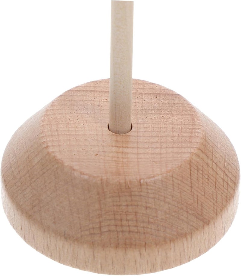 Mini Flag Holder Stand Wooden Desk Flag Base for Office Decor Effortless Setup and User-friendly Design for Indoor Events Wood Material for Elegant Display - Image 1