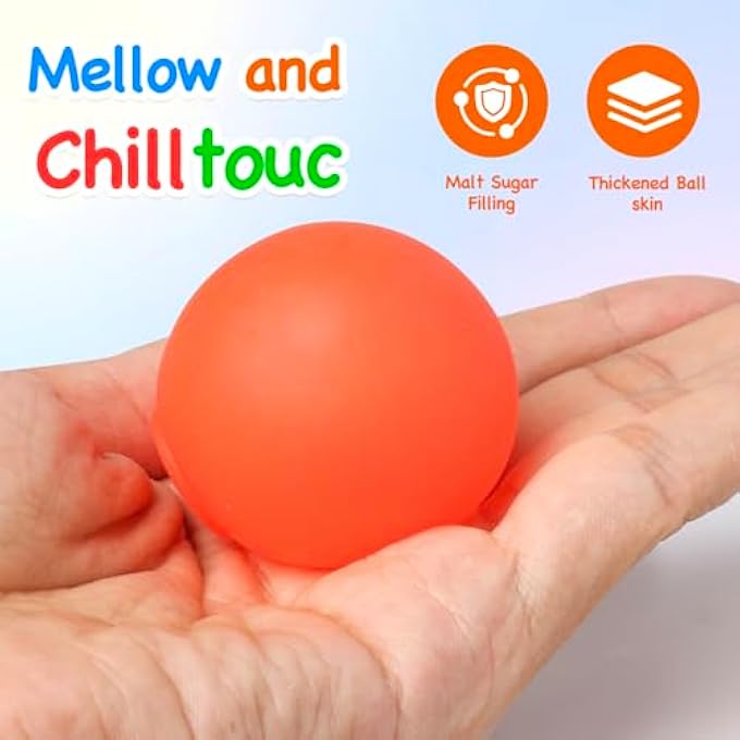 ZJDL 6PACK Stress Balls Fidget Toy for Adults and KidsSlow Rising Squeeze Squishy Toys - Image 4