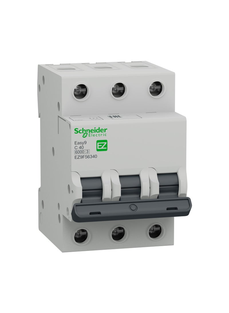 Schneider Electric EZ9F56340 Easy9 Miniature Circuit Breaker  - Image 1