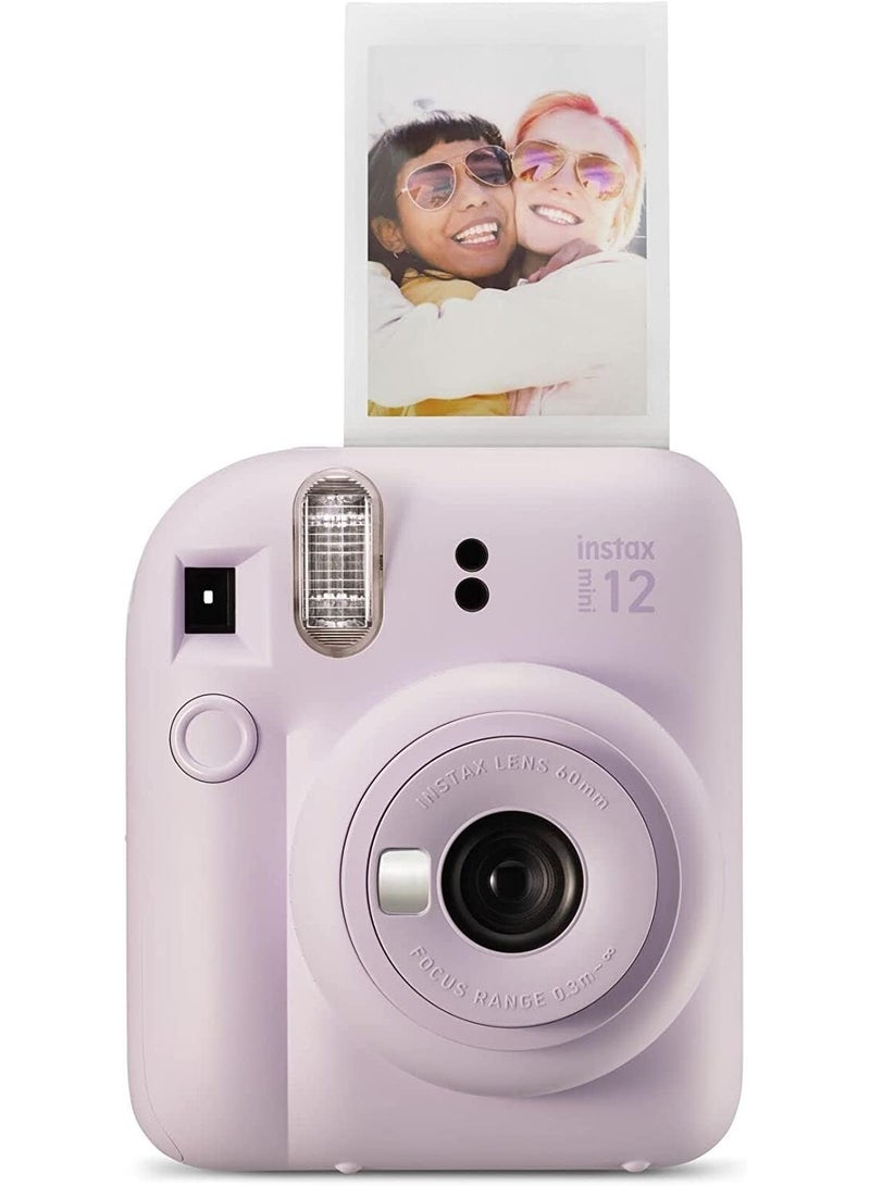 Instax Fujifilm Instax Mini 12 Instant Camera - Lilac Purple + 1 Pack Film - Image 2