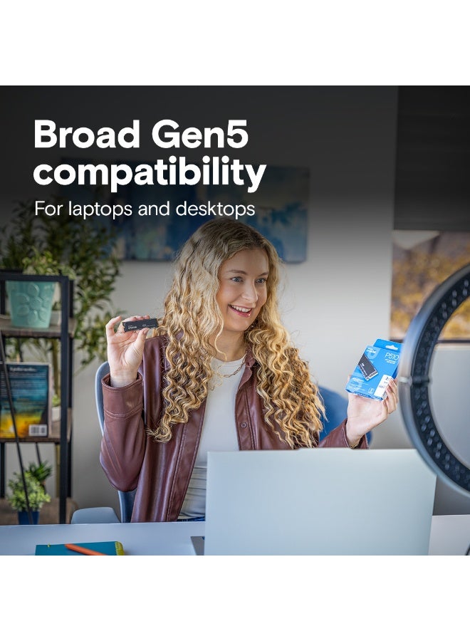 كروشيال P510 1 تيرابايت PCIe Gen5 NVMe M.2 SSD - Image 4