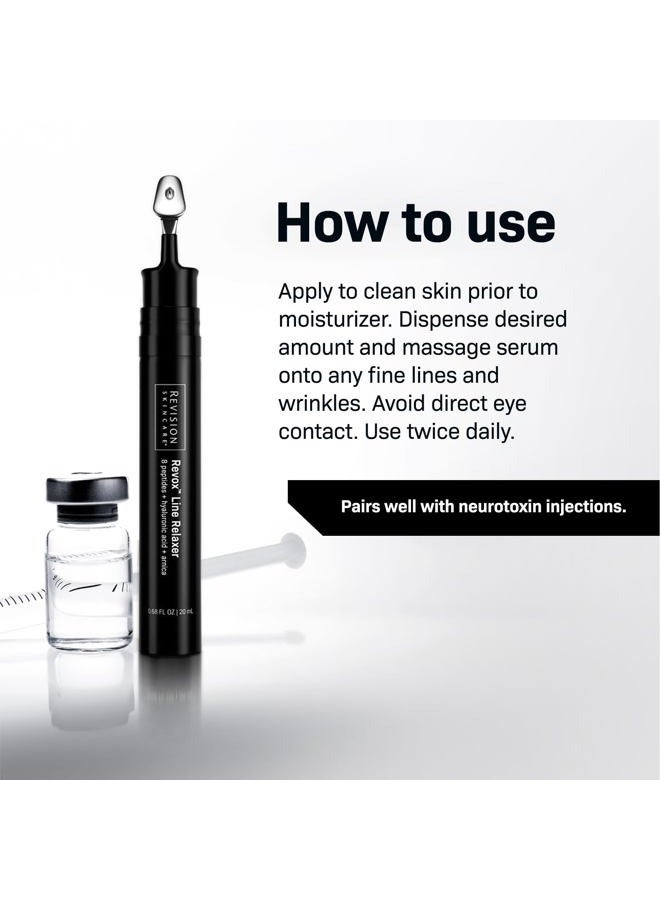 Revision Skincare ريفوكس™ ليني رلاكسر، سيروم مستهدف تحت العين مع حمض الهيالورونيك، يحسن الخطوط الدقيقة والتجاعيد، 1.7 أونصة - Image 3