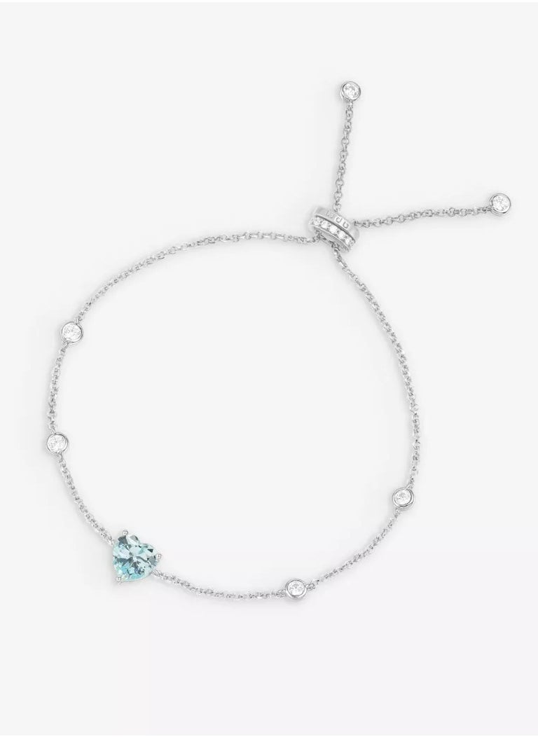 MONACO - Blue Heart  Bracelet - Image 1