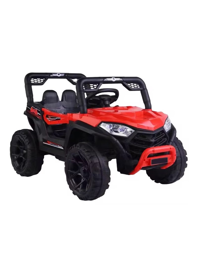 Cute ninos 12V Electric Kids Car with 2 Powerful 380W Motors with Pedal Control, Remote Control and USB Port 