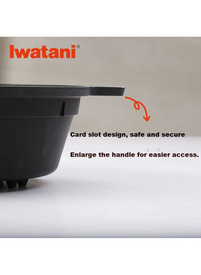 Iwatani Multi-function Pot Large Size Non-stick Pot Household Outdoor Portable Cartridge Stove Accessories For 3-5 People Zk-26 - Image 1