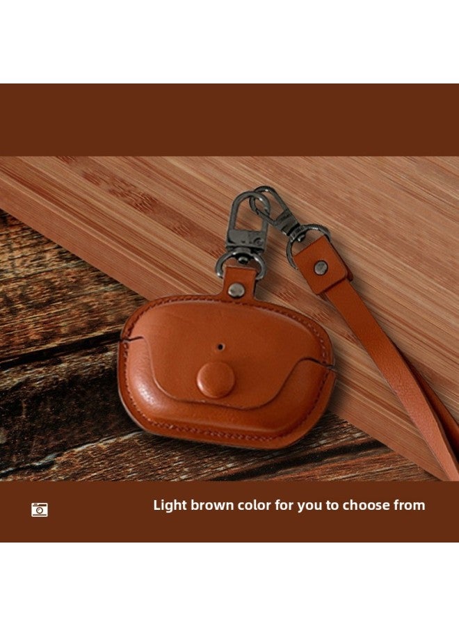 Panasonic EAH-AZ100 Bluetooth Headset Case Panasonic Technics EAH-AZ80 Case-Color:Brown Leather Case [including Leather Short Rope]-Model:Panasonic Eah-az100 - Image 1