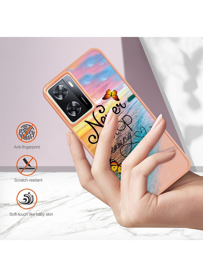 S-TOP Case For OnePlus Nord N300 / OPPO A57 4G 2022 / Realme Narzo 50 5G Global / OPPO K10 5G Global Electroplating IMD TPU Phone Case - Image 4