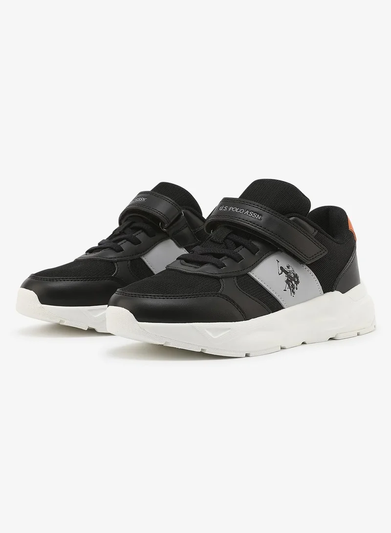 U.S. Polo Assn. black U.S. Polo Assn. Lorena Boy's Comfortable Stylish Casual Everyday Low Top Sneaker - Black for Men | Best Price UAE