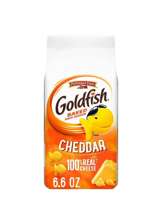 Pepperidge Farm Goldfish Cheddar Cheese Crackers, Baked Snack Crackers, 6.6 Oz Bag  - Image 3