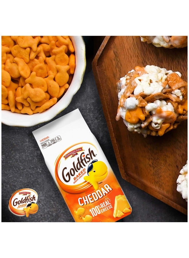Pepperidge Farm Goldfish Cheddar Cheese Crackers, Baked Snack Crackers, 6.6 Oz Bag  - Image 5