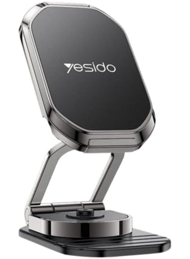 حامل موبايل مغناطيسي C222 قابل للطي بتصميم دوران 360° – ثبات قوي وأناقة عملية لكل سيارة - Image 1