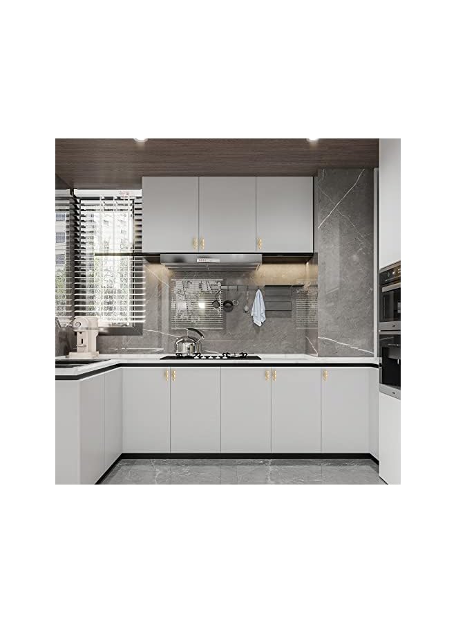 The Bros 10 Pack Brushed Brass Kitchen Cabinet Knobs Dresser Knobs Drawer Knobs Gold Cabinet Knobs Cabinet Hardware Zinc Knobs for Dresser Drawers - Image 4