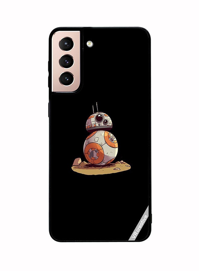 VR CREATIVE Protective Case Cover For Samsung Galaxy S21 5G Bb8 Star Wars Character Design Multicolour - Image 1