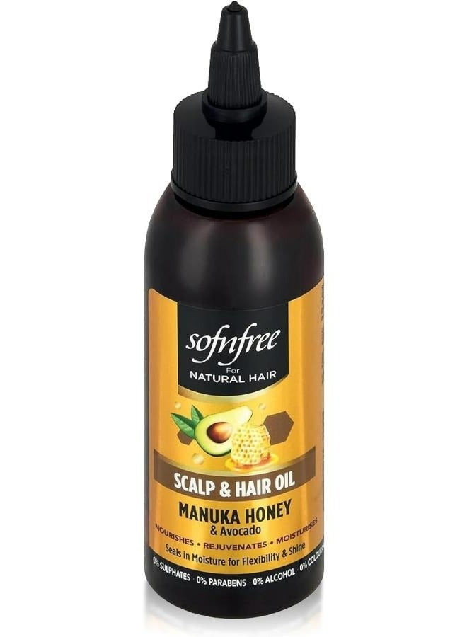 Sofn'free Manuka Honey And Avocado Scalp And Hair Oil 100 ML - Image 1