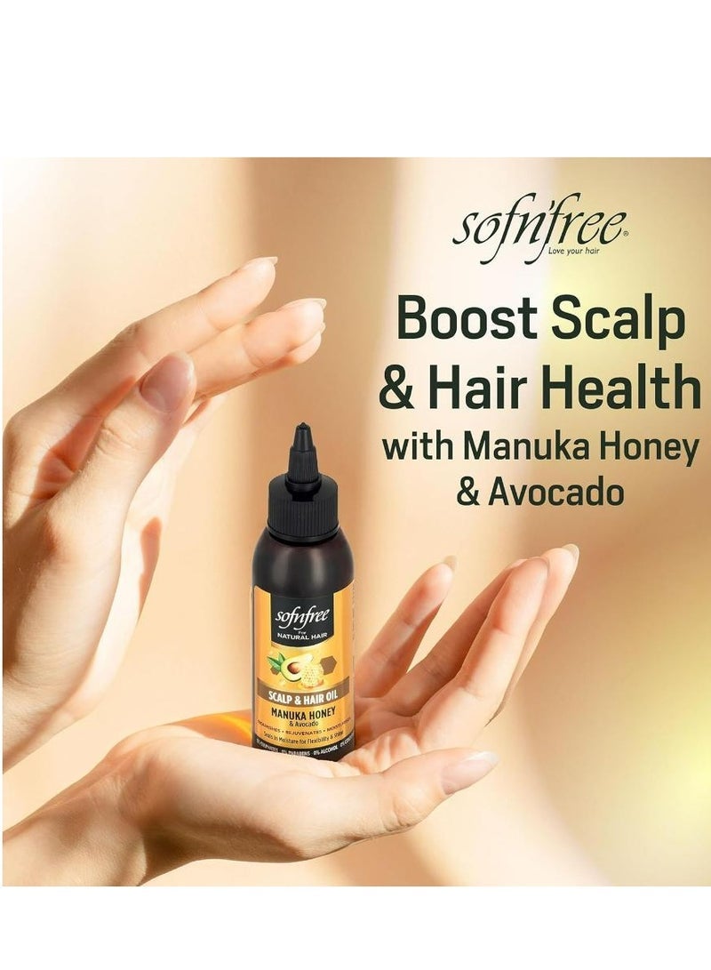 Sofn'free Manuka Honey And Avocado Scalp And Hair Oil 100 ML - Image 2