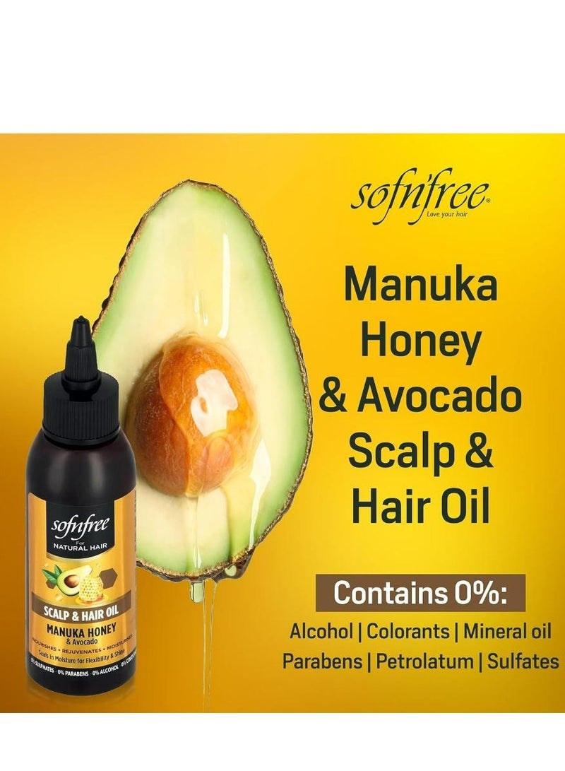 Sofn'free Manuka Honey And Avocado Scalp And Hair Oil 100 ML - Image 3