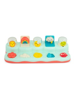 B. Toys - Pop-Up Buddies- Cause And Effect Play - Learning Toys For Babies - Interactive Toy With Sun, Rainbow, Star - 18 Months +  - Image 1