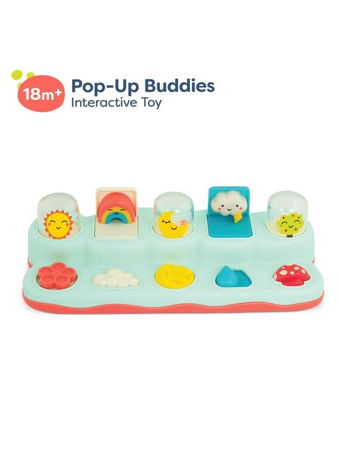 B. Toys - - Pop-Up Buddies- Cause And Effect Play - Learning Toys For Babies - Interactive Toy With Sun, Rainbow, Star - 18 Months + - Image 1