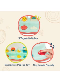 B. Toys - Pop-Up Buddies- Cause And Effect Play - Learning Toys For Babies - Interactive Toy With Sun, Rainbow, Star - 18 Months +  - Image 5