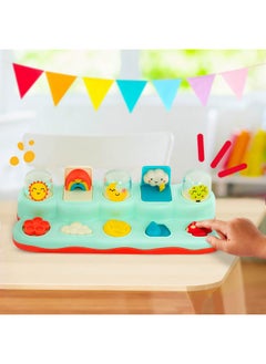 B. Toys - Pop-Up Buddies- Cause And Effect Play - Learning Toys For Babies - Interactive Toy With Sun, Rainbow, Star - 18 Months +  - Image 2